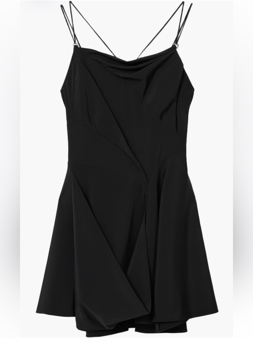 NWT AllSaints Black “Claire Strappy Minidress” Size 8